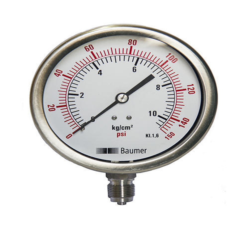 Ss pressure hot sale gauge